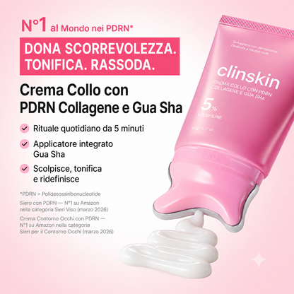 Crema Collo Ultra Rassodante al PDRN e 5%Volufilina di ClinSkin