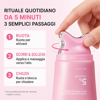 Crema Collo Ultra Rassodante al PDRN e 5%Volufilina di ClinSkin
