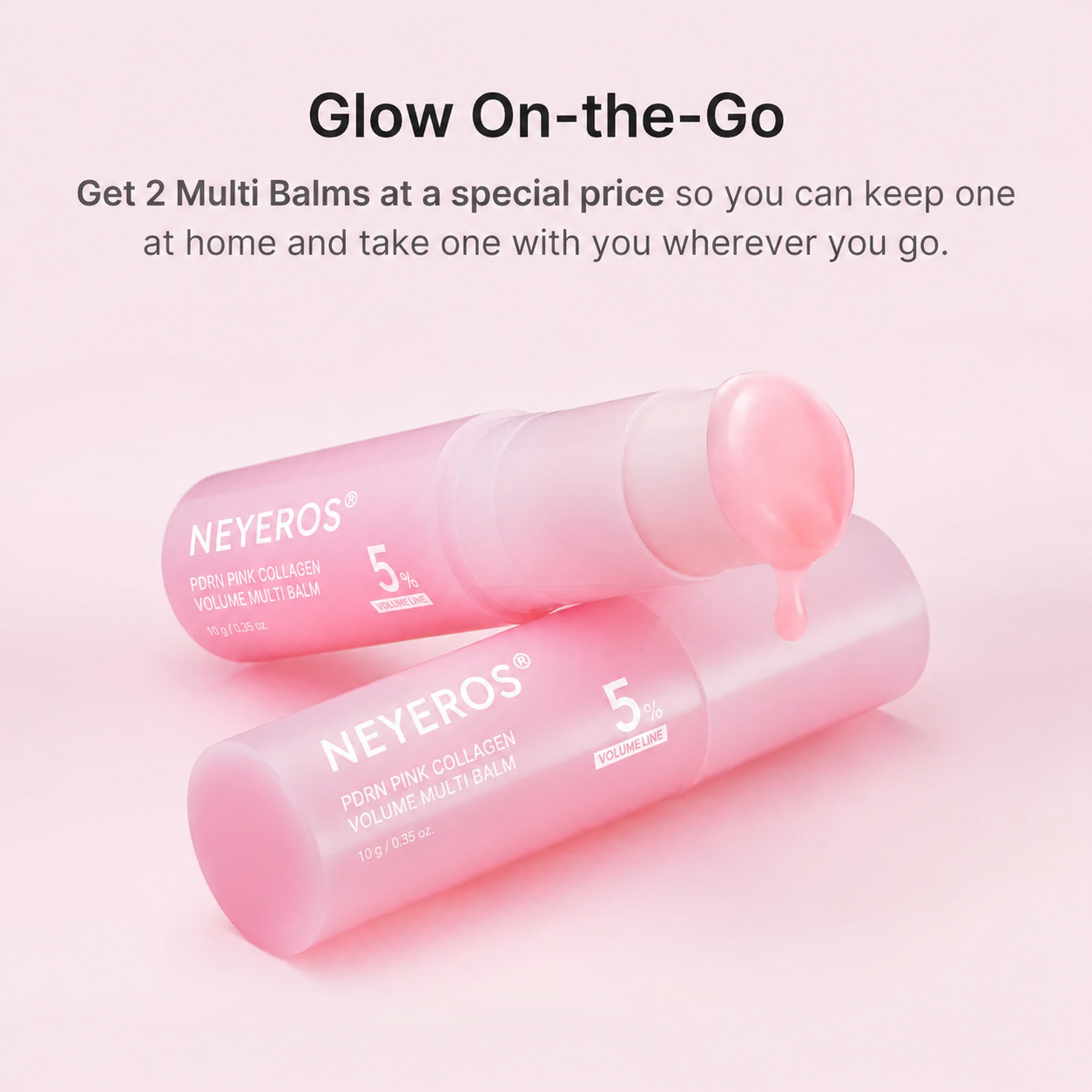 Medicube PDRN Pink Collagen Volume Multi Balm for Youthful Skin